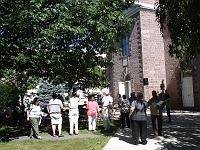  Gathering for worship: we were blessed with a sunny, breezy, 70° day